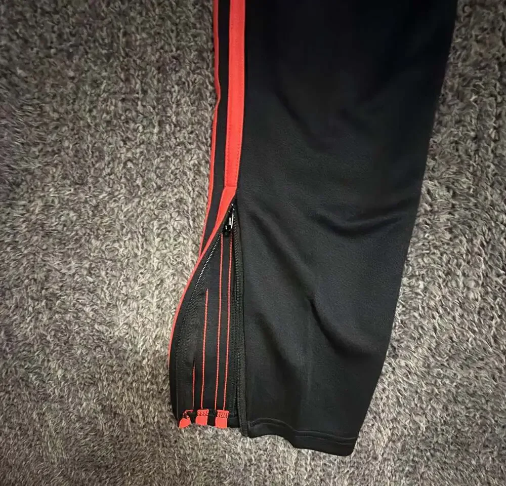 NWT Adidas Kids Tiro Essential Essential Black/Semi Lucid Red size Medium